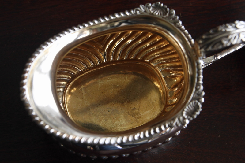 シェルパターン　ティー3点セット　イギリス　アンティークストリュフ