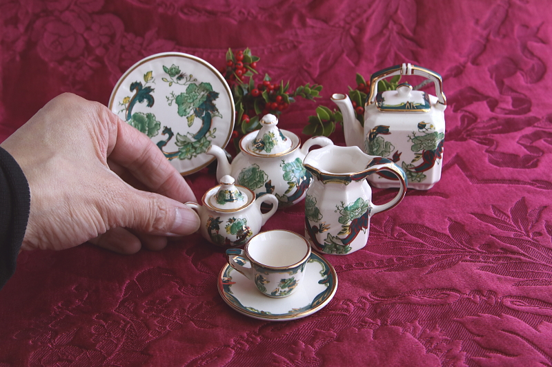 Mason's Chartrease　ミニチュア紅茶器　 アンティークストリュフ 20251205