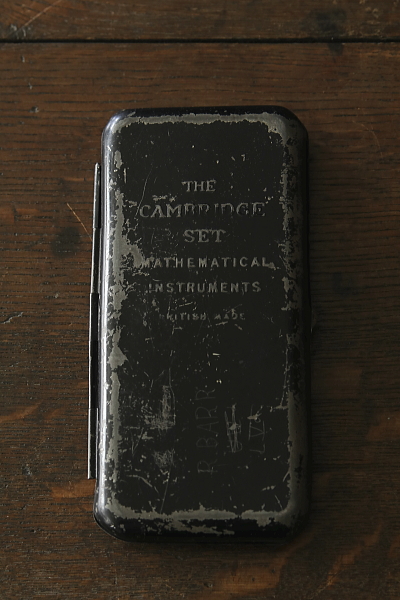 スチール算数筆箱　イギリス　アンティークストリュフ