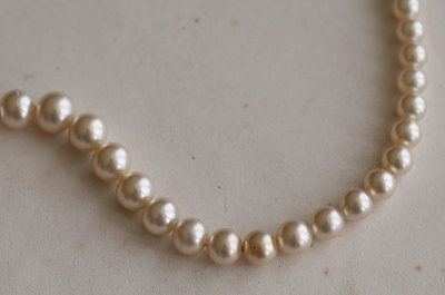 ヴィンテージシェルパールネックレス　Ciro　イギリス　アンティークストリュフ
