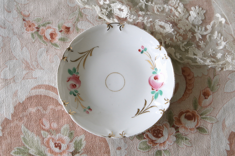 ウエディングスーベニール　コーヒーカップソーサー　vieux paris　アンティークストリュフ