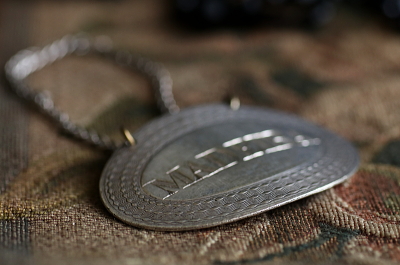 シルバープレートボトルタグ MEDEIRA　マデイラワイン　イギリス