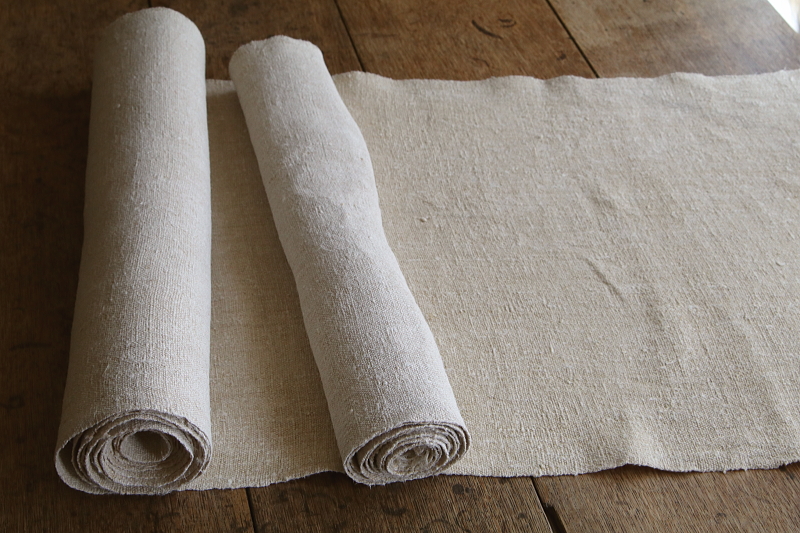 ホームスパンハンガリアンヘンプロール　ハンガリー　アンティークストリュフ