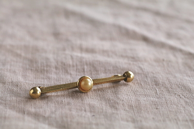 デッドストックピンブローチ　フランス　アンティークストリュフ