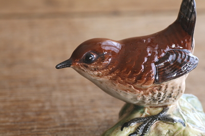 小鳥のフィギュリン　beswick pottery royal doulton  イギリス アンティークストリュフ