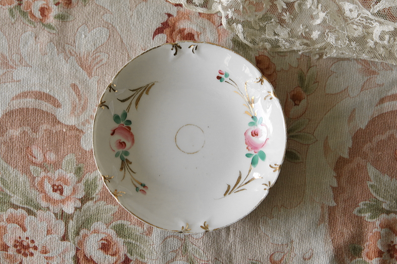 ウエディングスーベニール　コーヒーカップソーサー　vieux paris　アンティークストリュフ