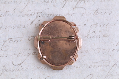 ルルドのスーベニールブローチ　フランス　アンティークストリュフ