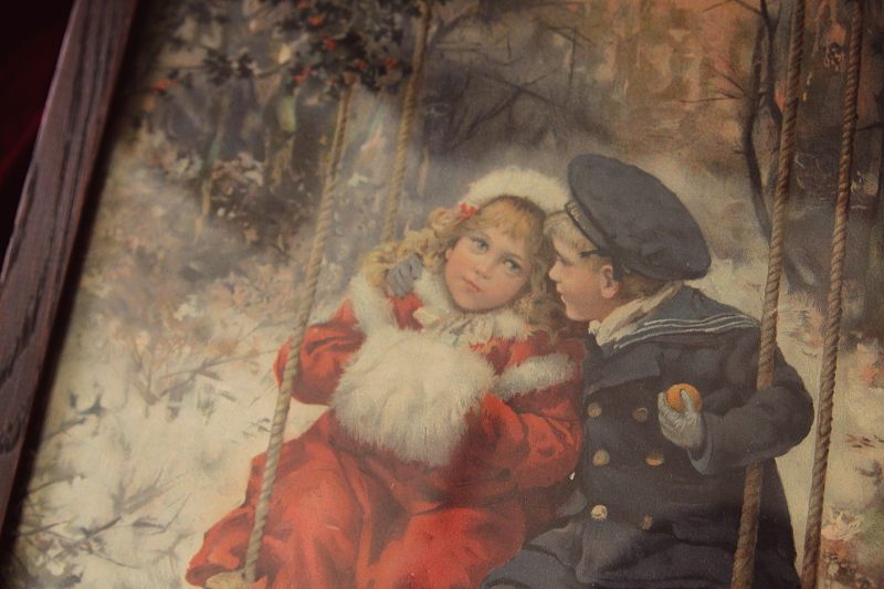 アンティーク額装プリント　illustrated on london 雑誌　新聞　イギリス