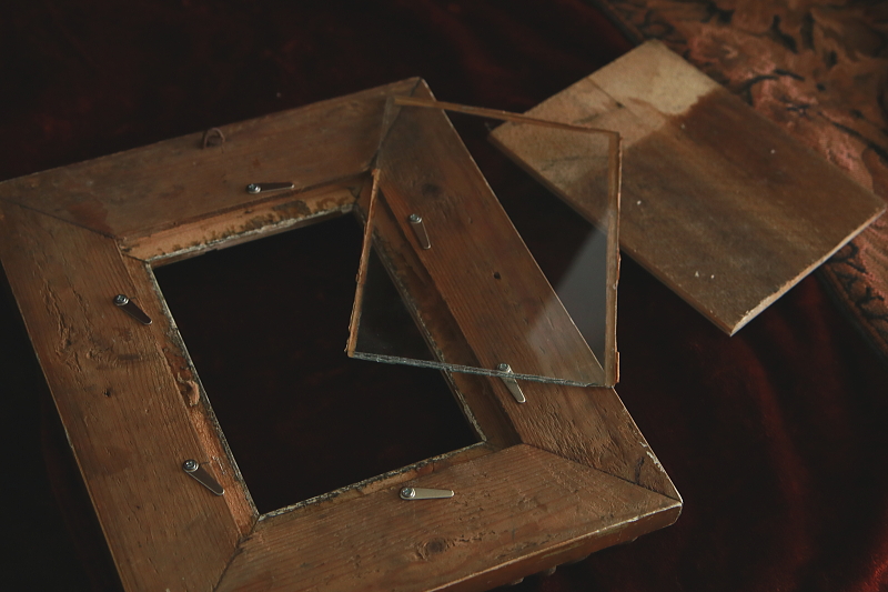 ヤドリギのモールディング　フランス　アンティークストリュフ