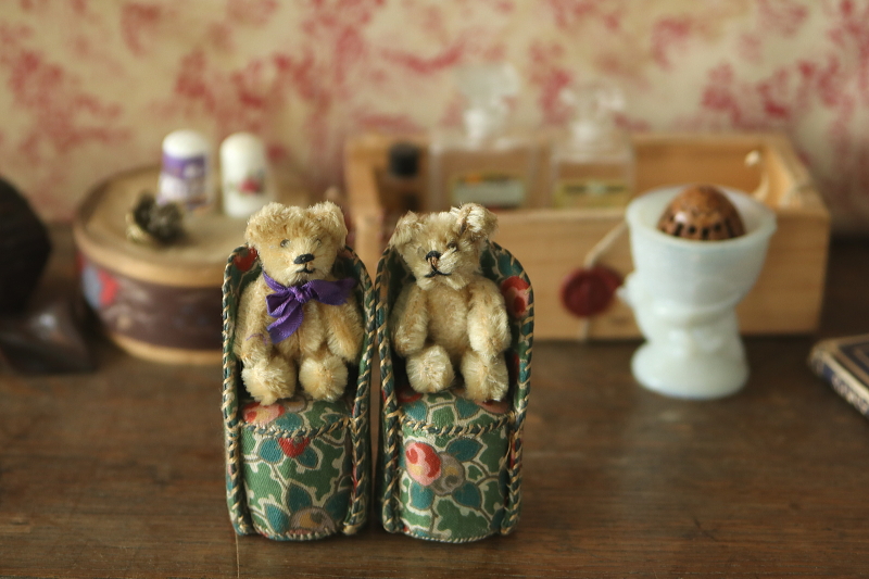 Schucoのミニチュアベア　talisman miniature bear シュコー　ドイツ　アンティークストリュフ