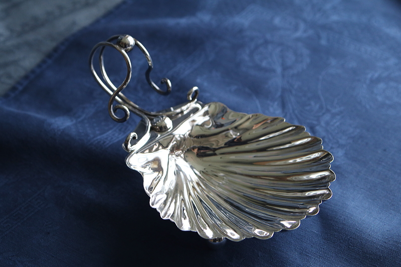 シェル型ソープディッシュ　mappinandwebb イギリス　アンティークストリュフ