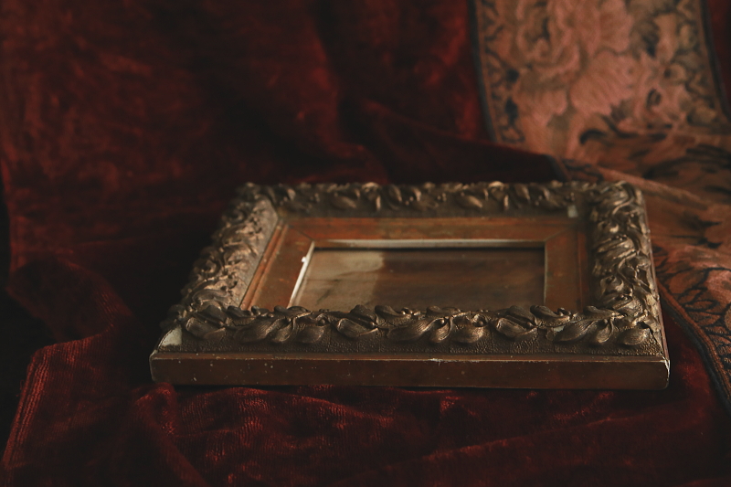 ヤドリギのモールディング　フランス　アンティークストリュフ