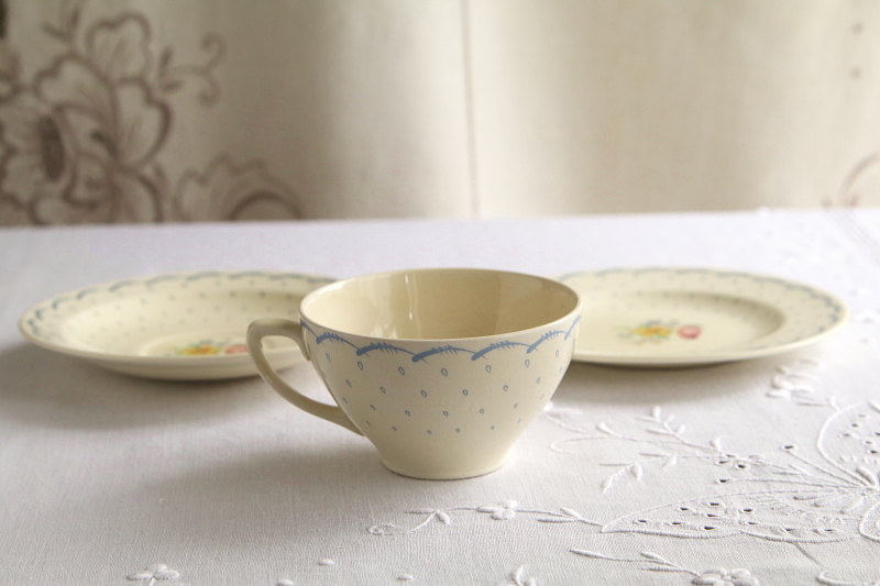 susie cooper スージークーパー　プランタン　ティーカップ　ティートリオ　イギリス　アンティークストリュフ