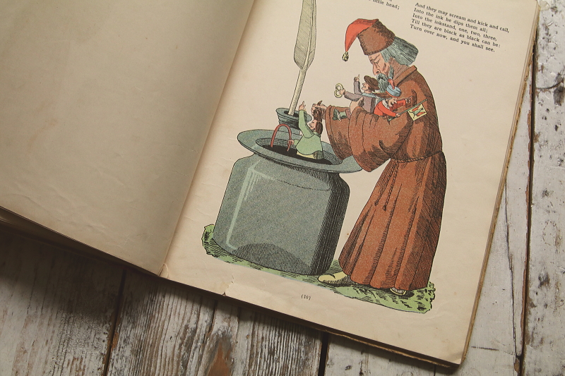 Struwwelpeter ドイツ　イギリス　もじゃもじゃペーター　アンティークストリュフ