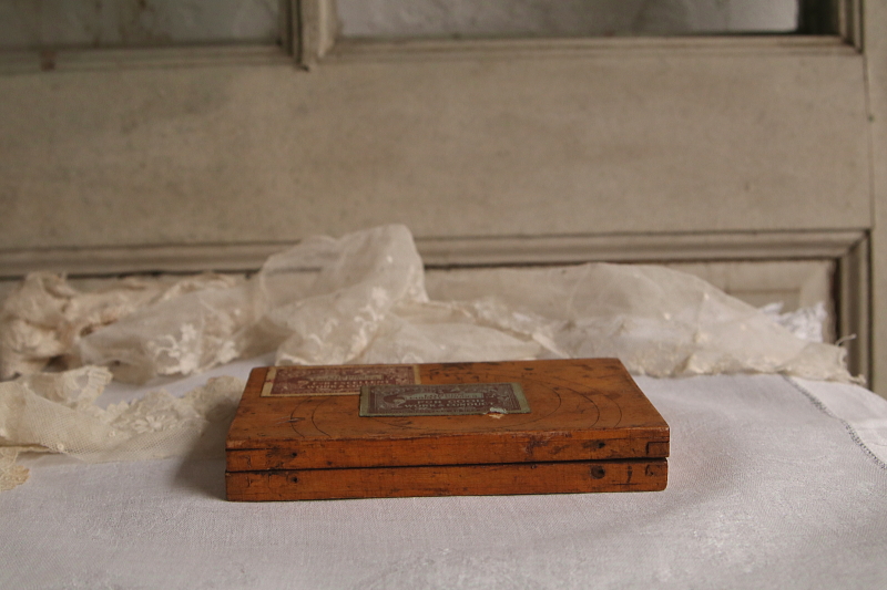 ヴィクトリアンパーツボックス　楽譜ステージ　アンティークストリュフ