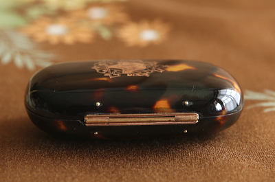 モノグラムのピクウェパース　フランス　べっ甲　アンティークストリュフ