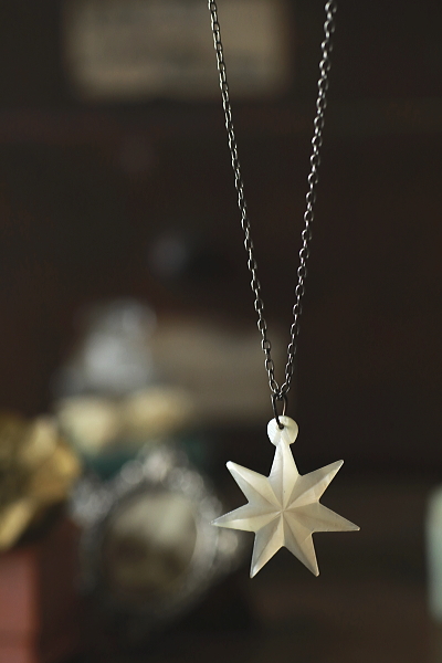 ベツレヘムパール　七芒星ペンダント　ベツレヘム　アンティークストリュフ
