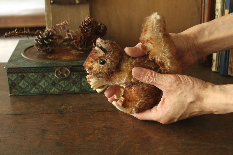 リスのperri steiff シュタイフ　ペリ　ドイツ　アンティークストリュフ