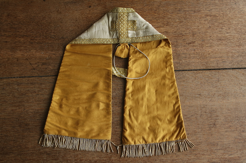 天子のシルクダマスクの聖衣　フランス アンティークストリュフ 20251224