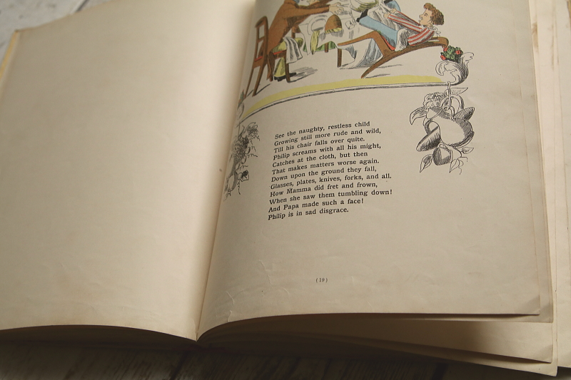 Struwwelpeter ドイツ　イギリス　もじゃもじゃペーター　アンティークストリュフ