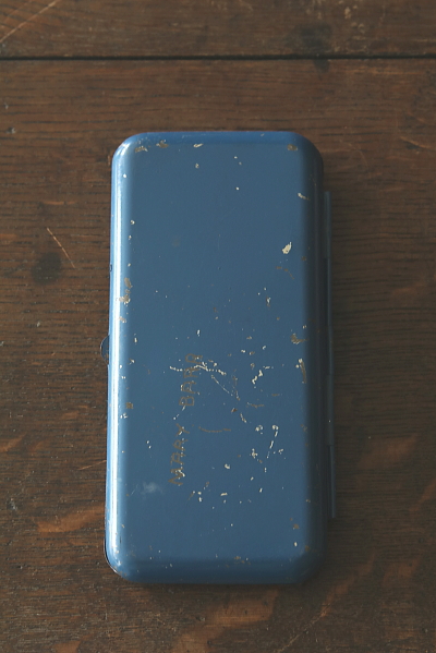 スチール算数筆箱　イギリス　アンティークストリュフ