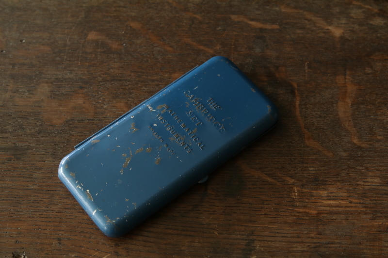 スチール算数筆箱　イギリス　アンティークストリュフ