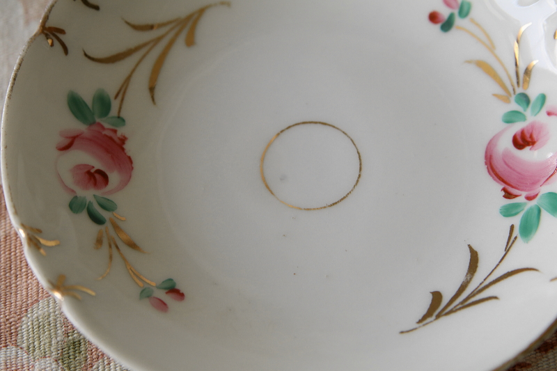 ウエディングスーベニール　コーヒーカップソーサー　vieux paris　アンティークストリュフ