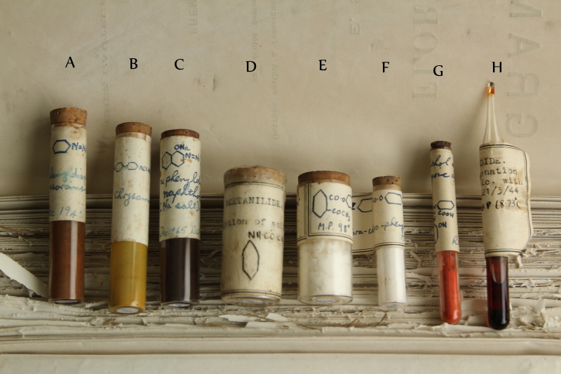 アンティーク薬品サンプル　実験器具　イギリス