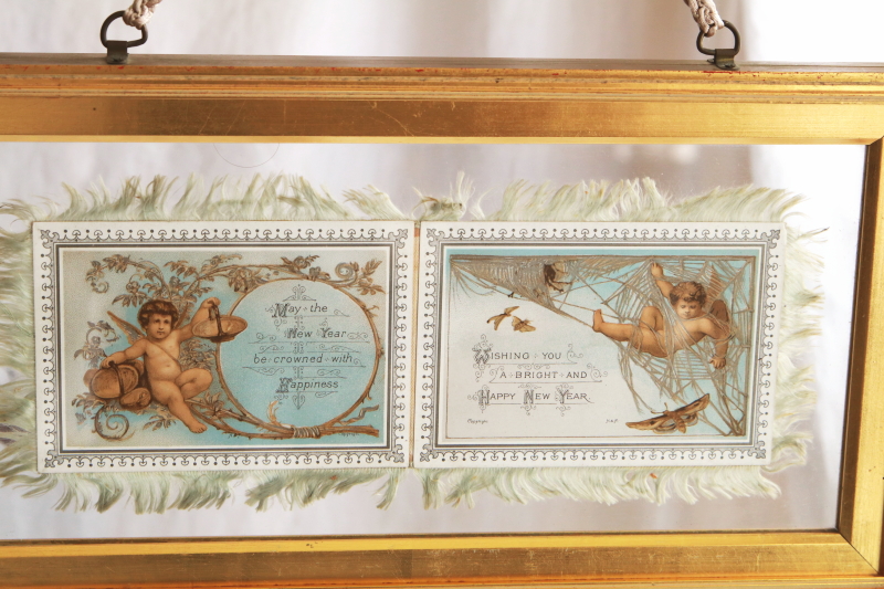 ヴィクトリアングリーティングカード　ハンギングフレーム　イギリス