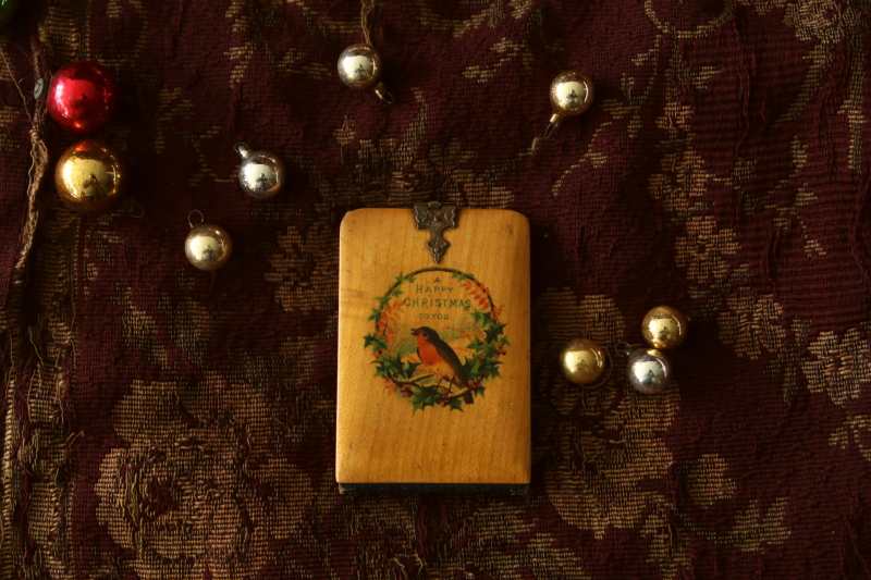 モシュリンヌのクリスマスメモ　イギリス アンティークストリュフ