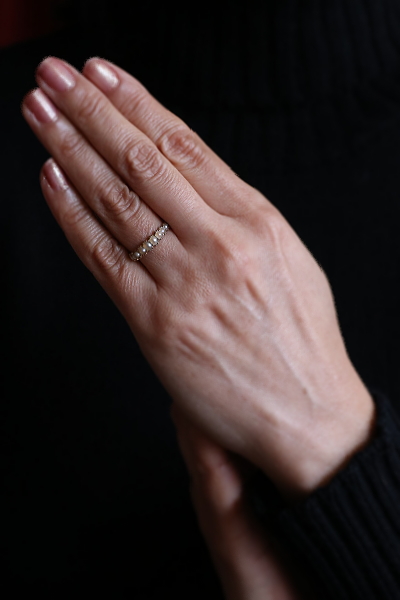 シードパールハーフエタニティリング　ヴィクトリアン　ジョージアンリング　指輪　アンティークジュエリー　イギリス　アンティークストリュフ 20251212