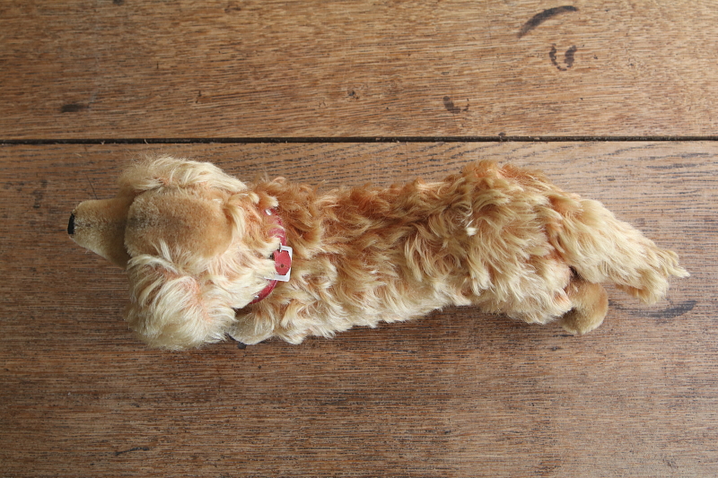 Steiffのダックスフンド　waldi ドイツ　アンティークストリュフ