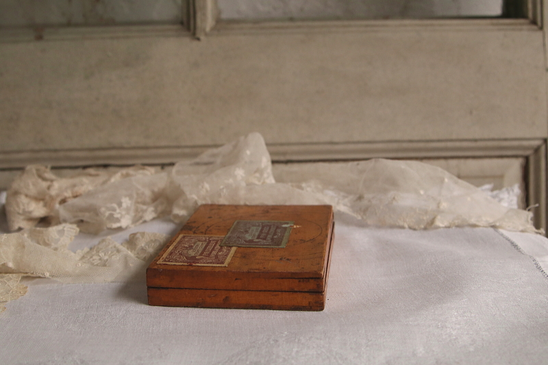 ヴィクトリアンパーツボックス　楽譜ステージ　アンティークストリュフ