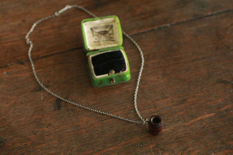 スタンホープ　ストーンバレルチャーム　フランス　アンティークストリュフ