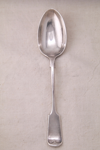 フィドルパターンのサービングスプーン　mappin and webb elkington 　イギリス　アンティークストリュフ