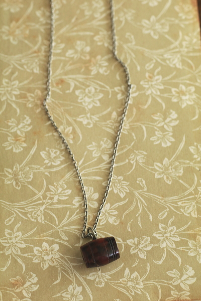 スタンホープ　ストーンバレルチャーム　フランス　アンティークストリュフ