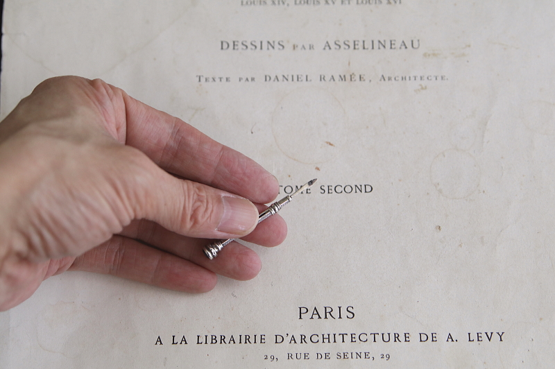 シーリングスタンプ＆シルバートゥースピック　イギリス　アンティークストリュフ