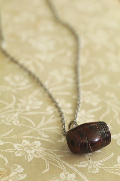 スタンホープ　ストーンバレルチャーム　フランス　アンティークストリュフ