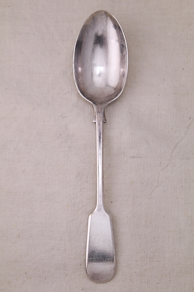 フィドルパターンのサービングスプーン　mappin and webb elkington 　イギリス　アンティークストリュフ