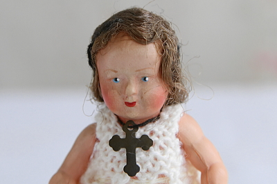 セルロイドドール　Petitcollin フランス　アンティークストリュフ