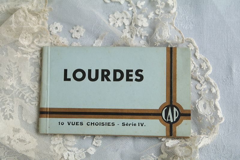 スーベニールポストカードアルバム　nice paris lourdes　フランス　アンティークストリュフ