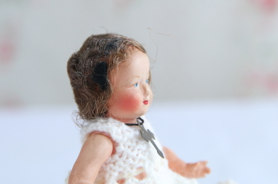 セルロイドドール　Petitcollin フランス　アンティークストリュフ