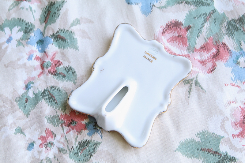 porcelaines de limoges ショップディスプレイサイン　JV Authentique フランス　アンティークストリュフ