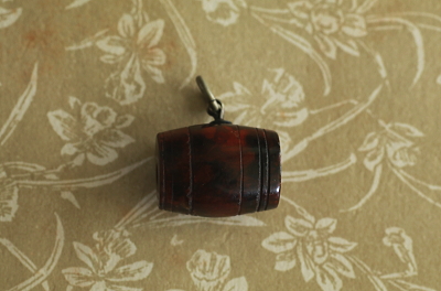 スタンホープ　ストーンバレルチャーム　フランス　アンティークストリュフ