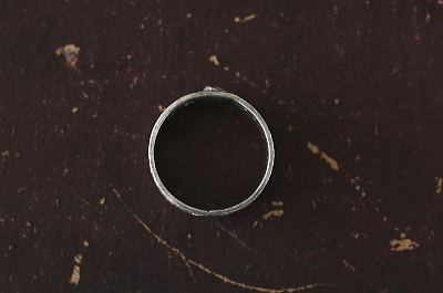 ヴィンテージシルバーミニナプキンリング　エタニティリング　バラ　ドイツ　アンティークストリュフ