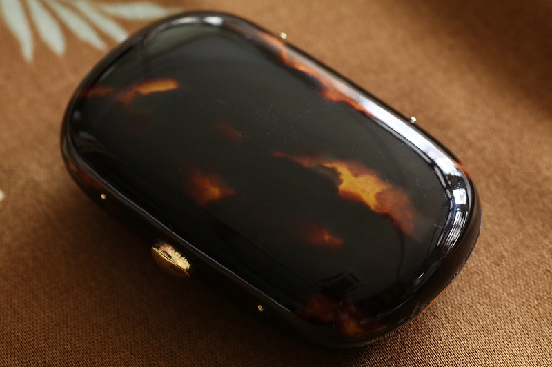 モノグラムのピクウェパース　フランス　べっ甲　アンティークストリュフ