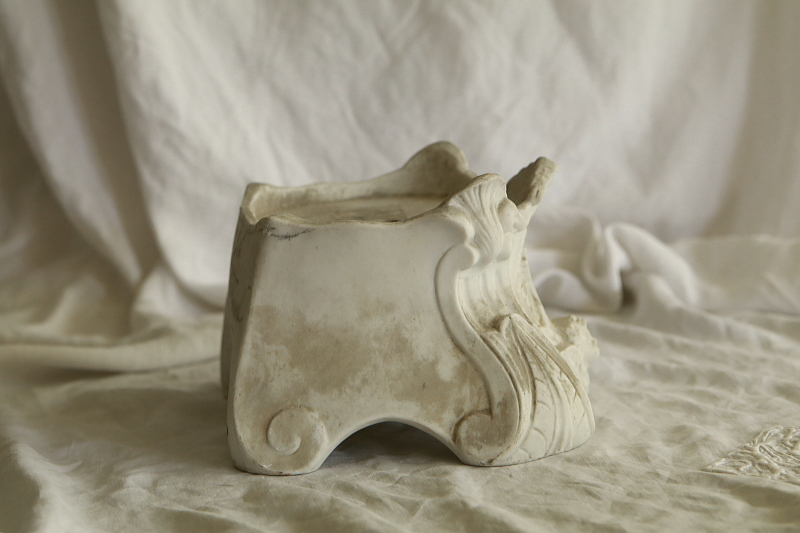 ビスクの聖像台　天使　mauger and fils フランス　アンティークストリュフ