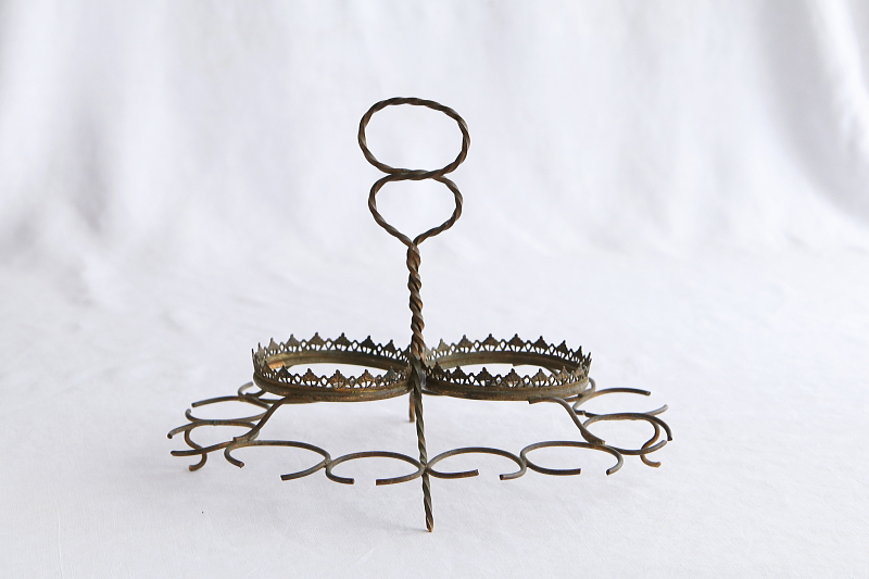 リキュールのワイヤースタンド　フランス アンティークストリュフ