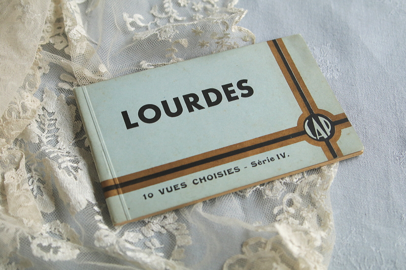 スーベニールポストカードアルバム　nice paris lourdes　フランス　アンティークストリュフ