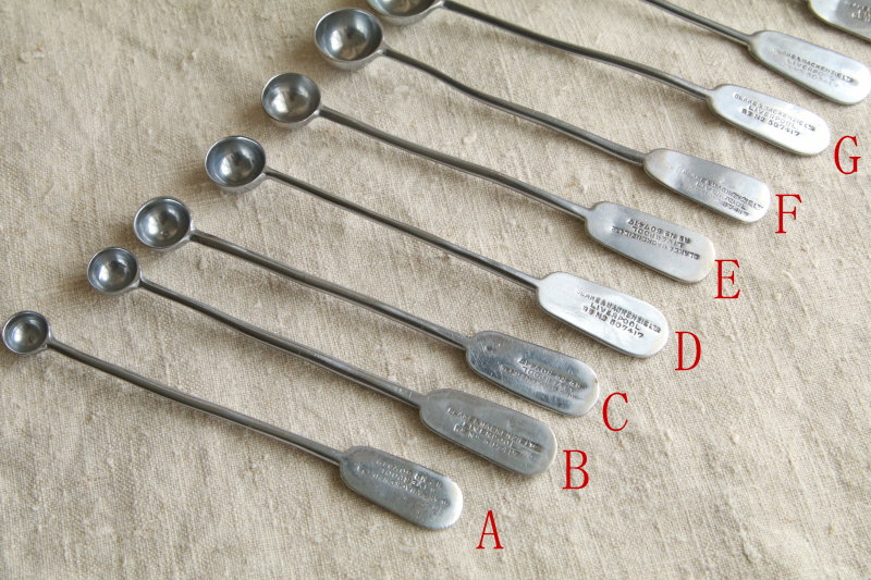 シードメジャースプーン　blake and mackenzie イギリス アンティークストリュフ